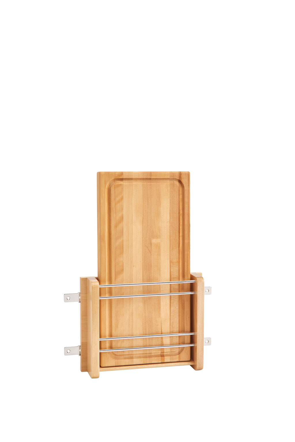 Wood Door Mount Cutting Board with Maple Cutting Board