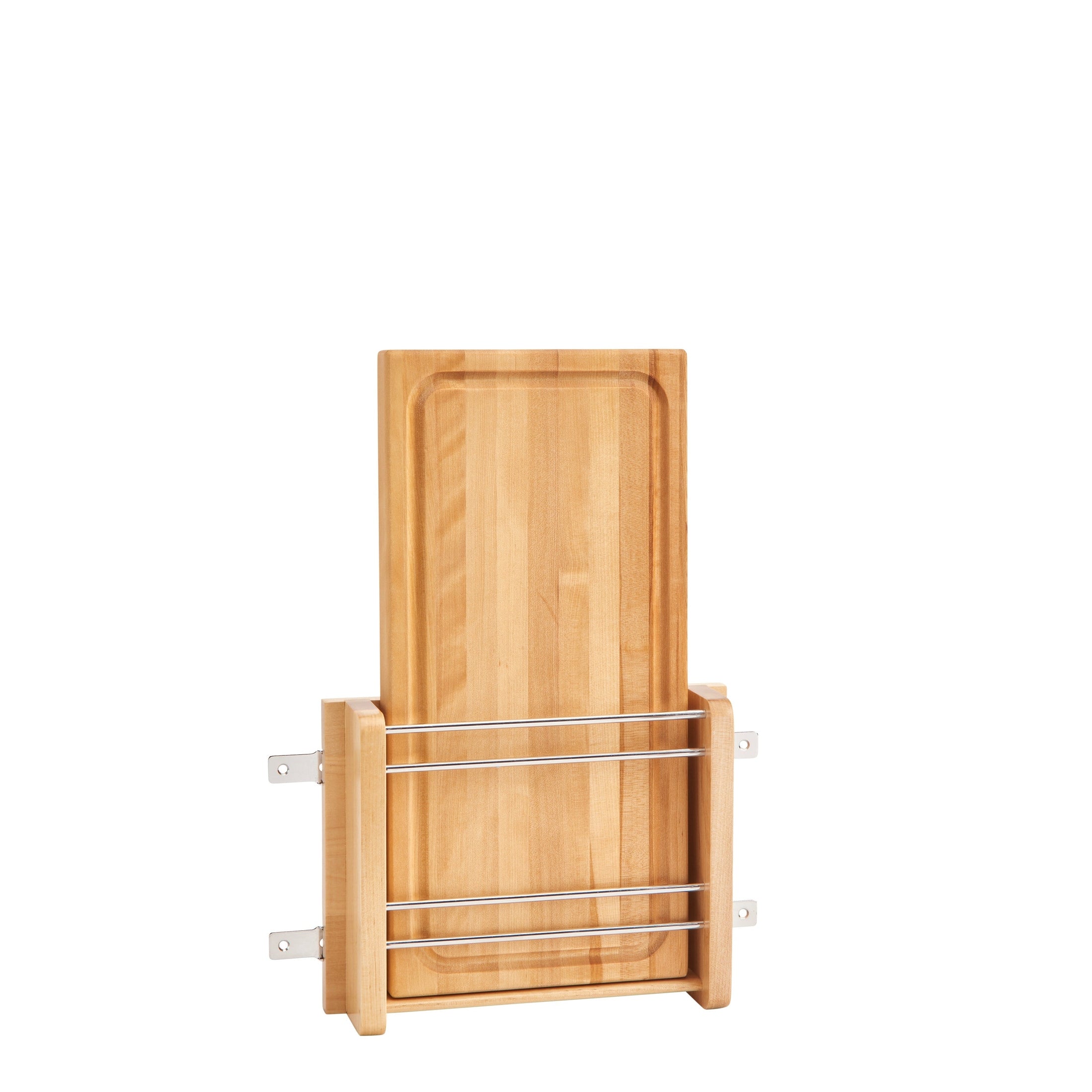Wood Door Mount Cutting Board with Maple Cutting Board