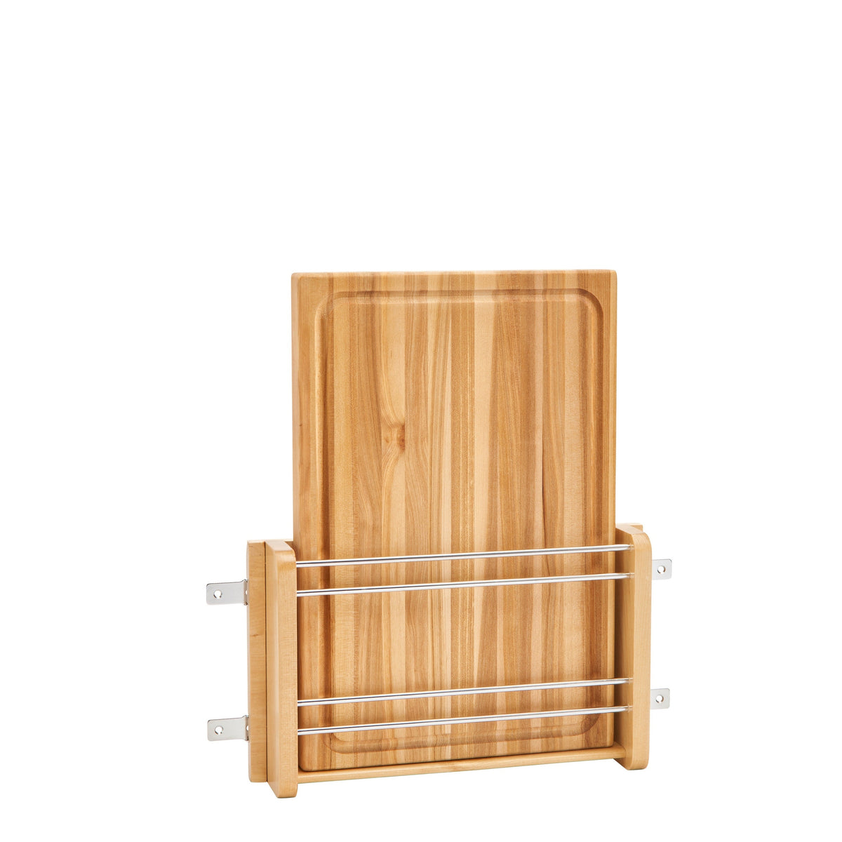 Wood Door Mount Cutting Board with Maple Cutting Board