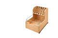 Wood Food Storage Container Organizer for Base 18 Cabinets