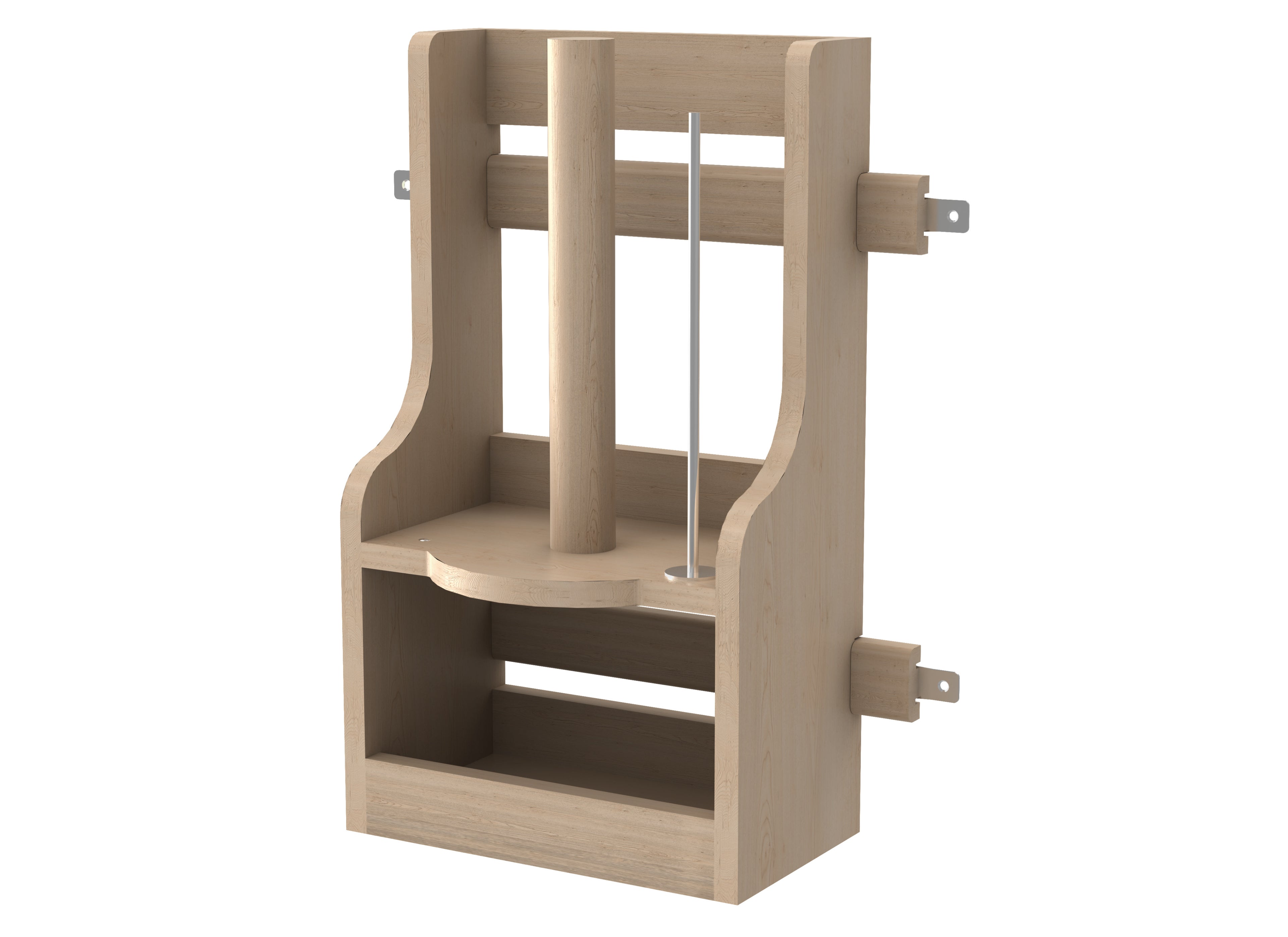 Wood Door Mount Sink Cabinet Organizer