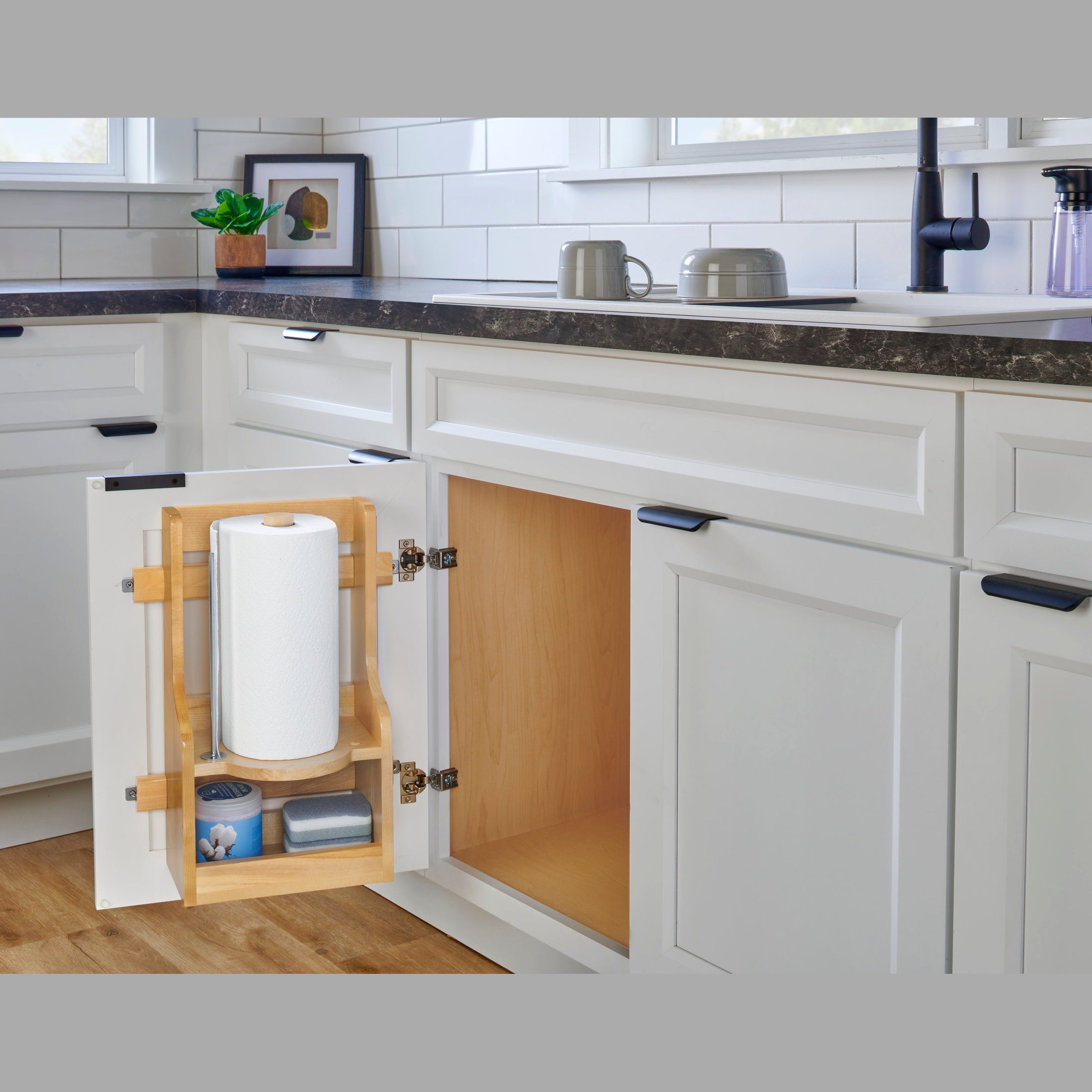 REV-A-SHELF Wood Door Mount Sink Cabinet Organizer