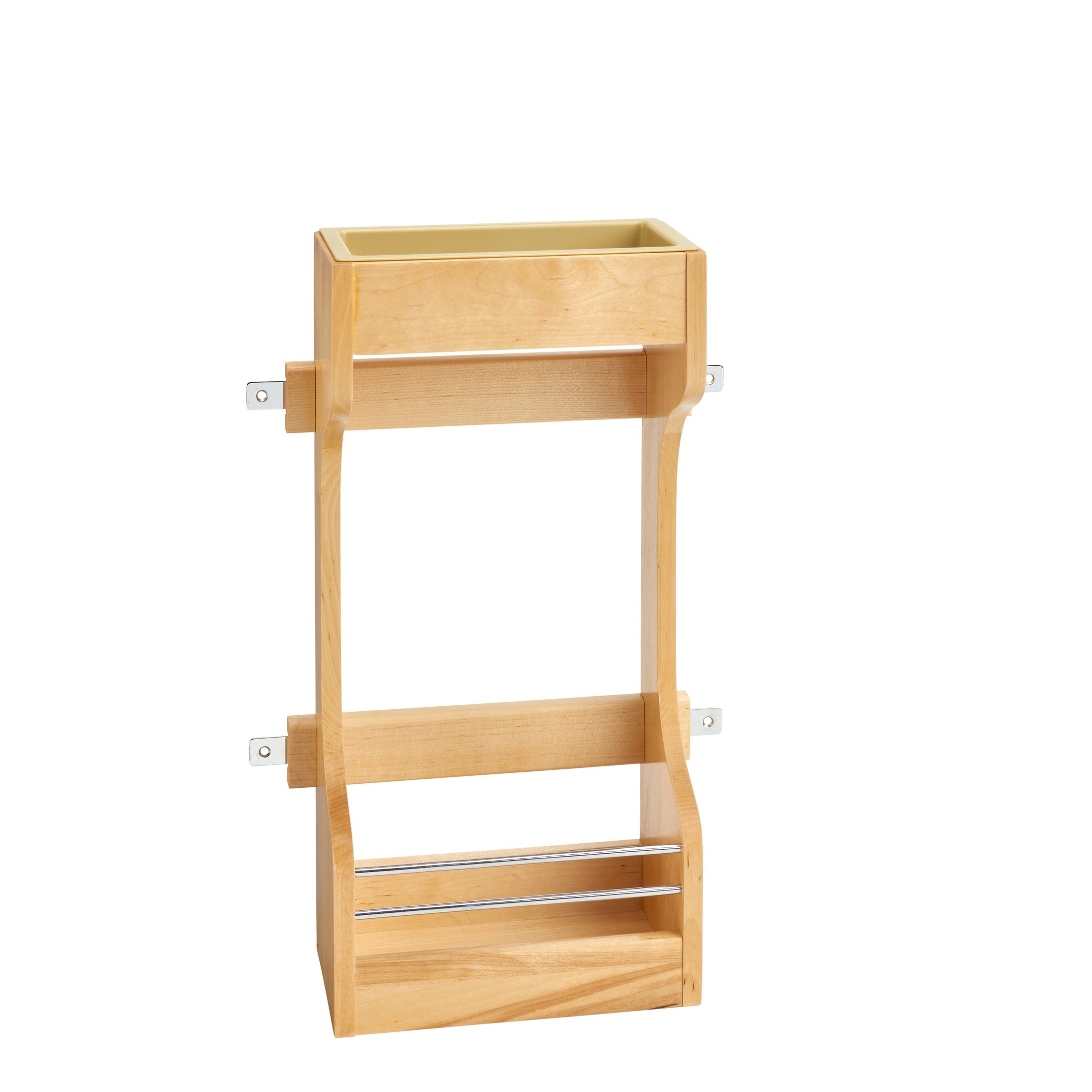 Wood Door Mount Sink Cabinet Organizer