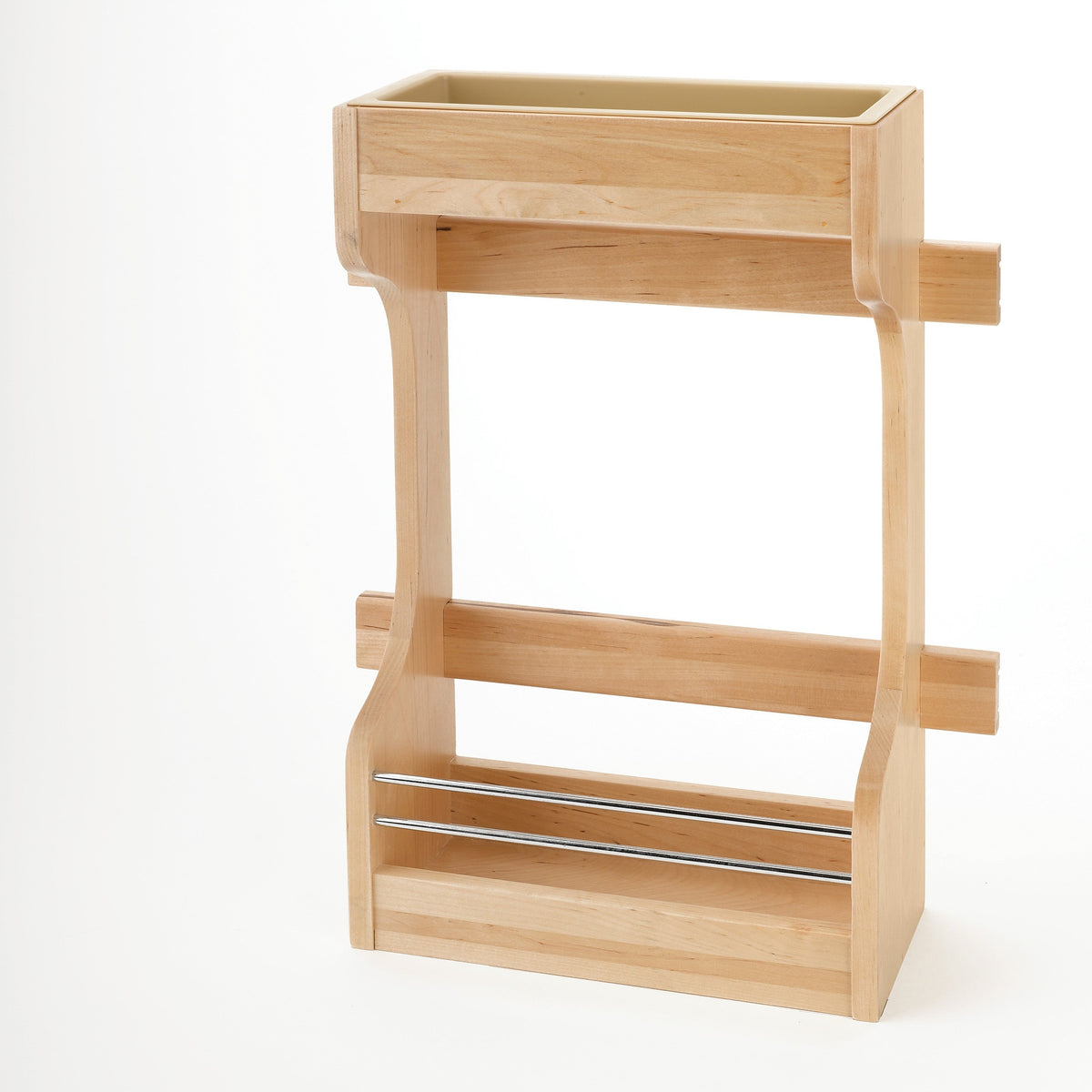 Wood Door Mount Sink Cabinet Organizer