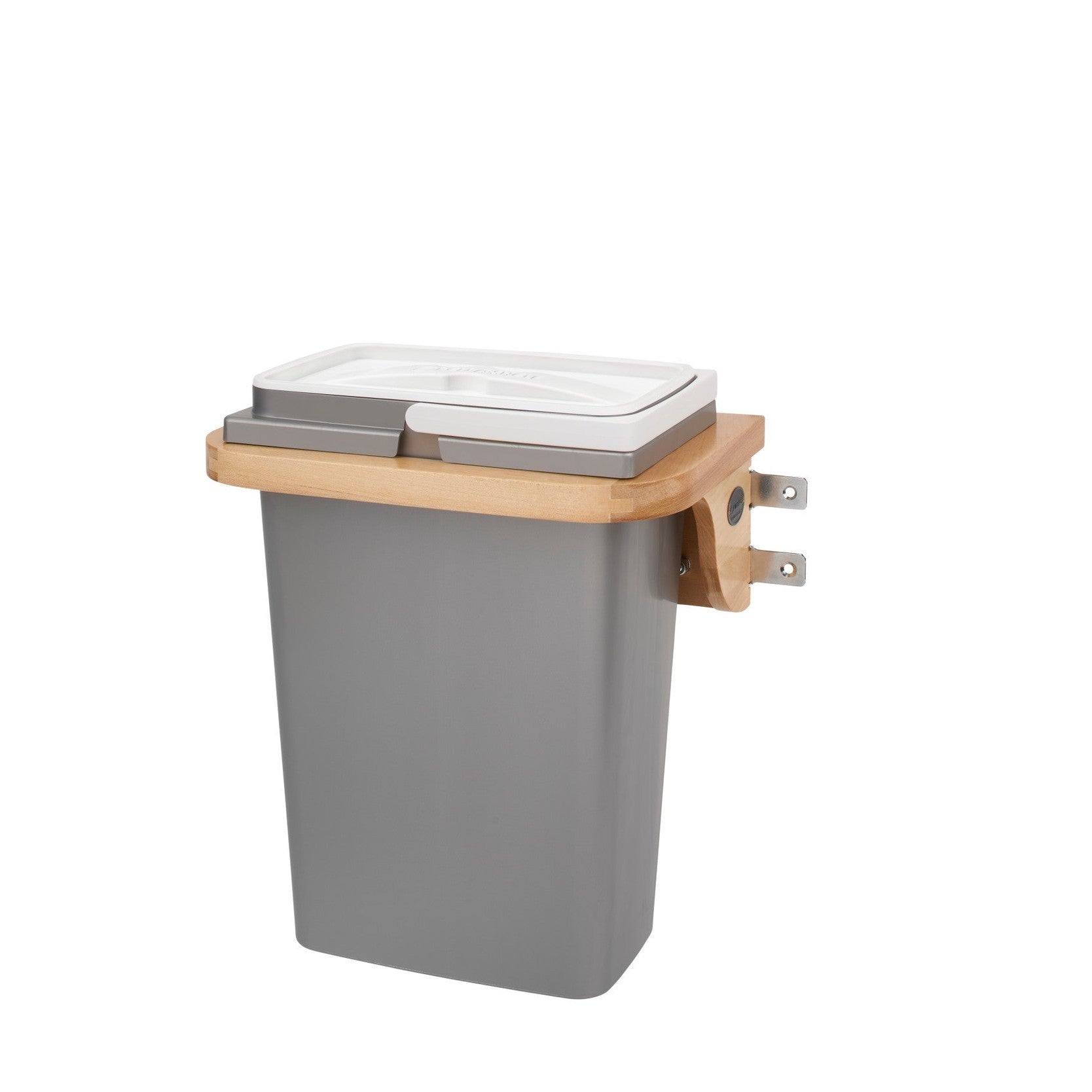 Wood Vanity Cabinet Door Mount Waste Container