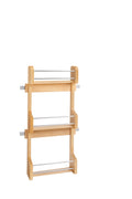 Wood Wall Cabinet Spice Rack Organizer