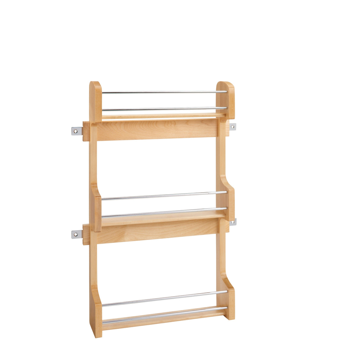 Wood Wall Cabinet Spice Rack Organizer