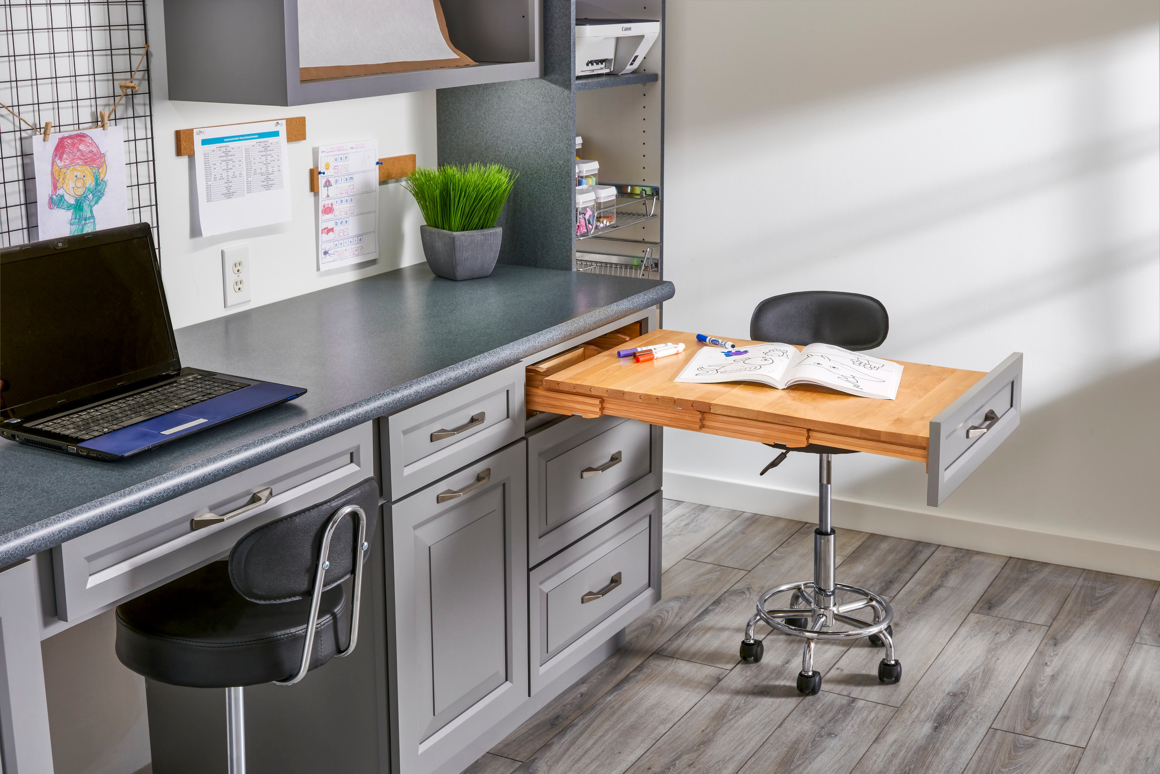 REV-A-SHELF 4TT-2133-1 Natural Maple Pullout Tambour Table