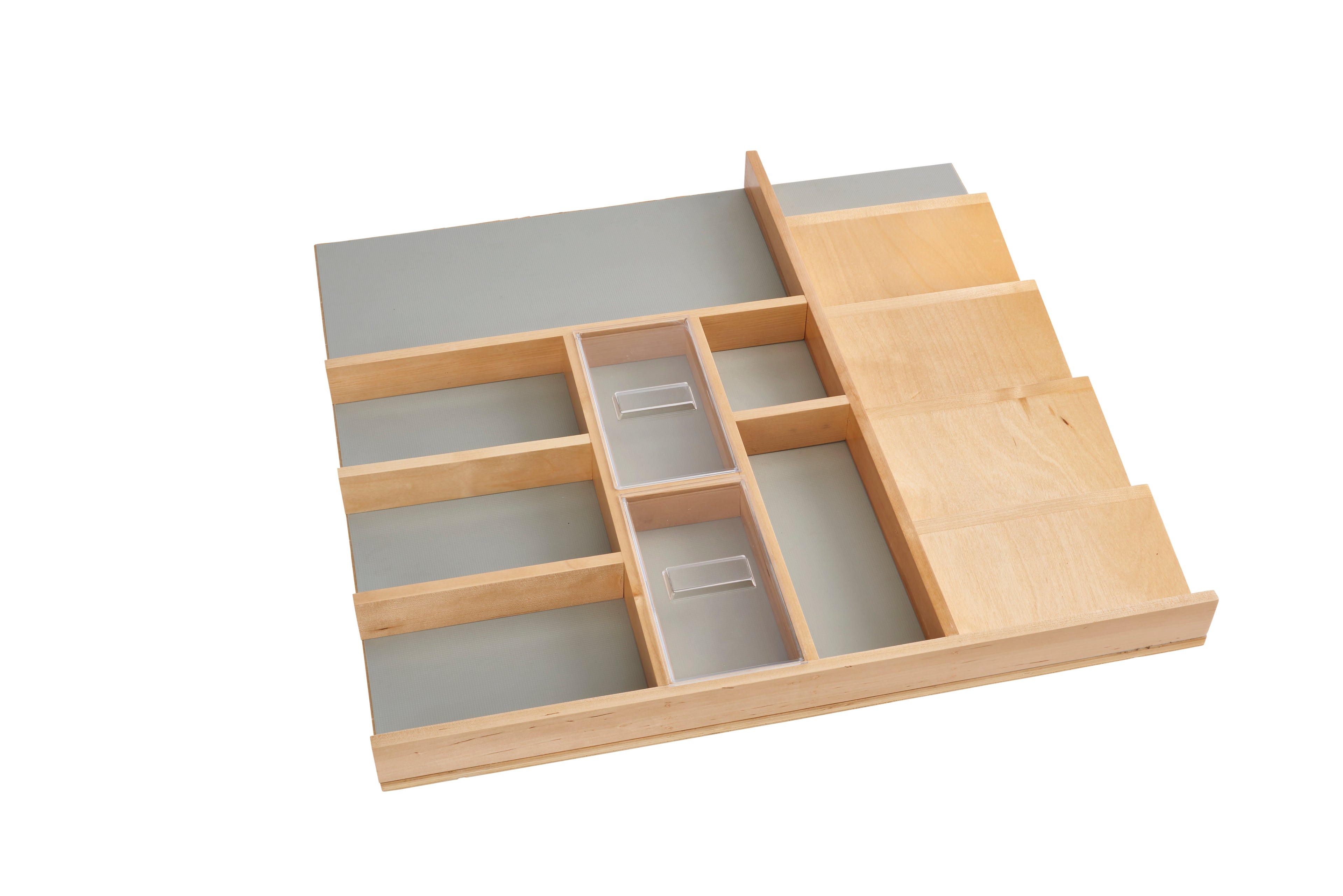 REV-A-SHELF 4VCOS-22-1 Natural Maple Trim-to-Fit Vanity Drawer Organizer