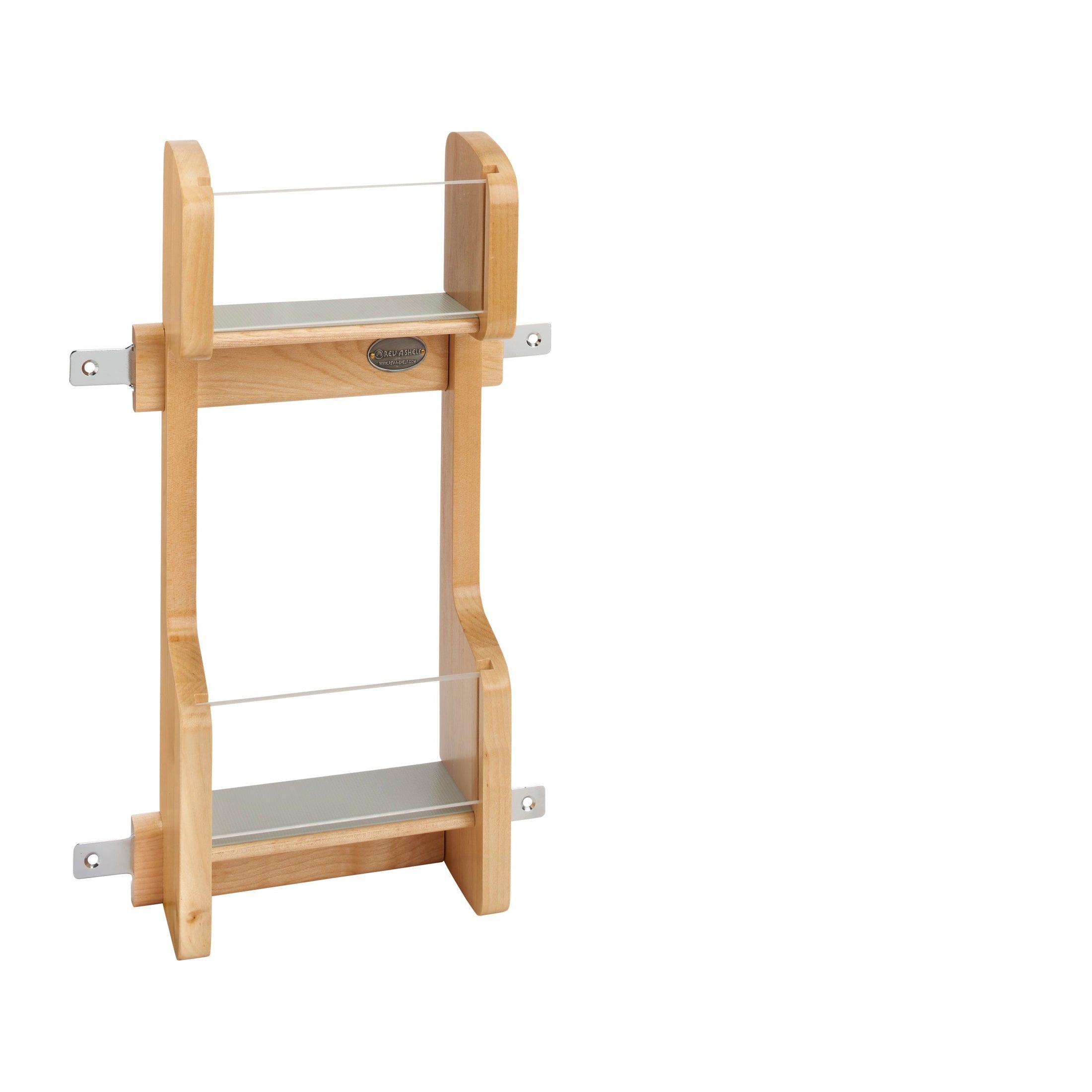 Wood Vanity Cabinet Door Storage Rack