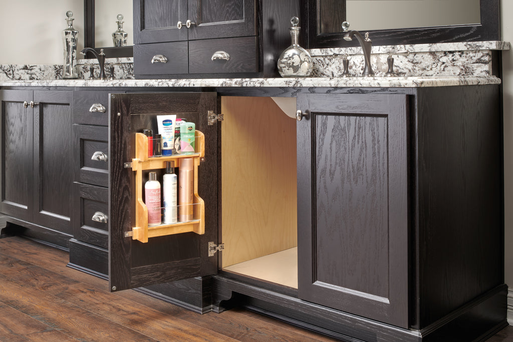 4VR Series Wood Vanity Cabinet Door Storage Rack