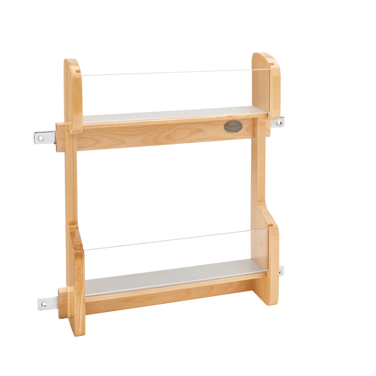 Wood Vanity Cabinet Door Storage Rack