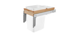 Wood Top Mount Pullout Single Waste Container