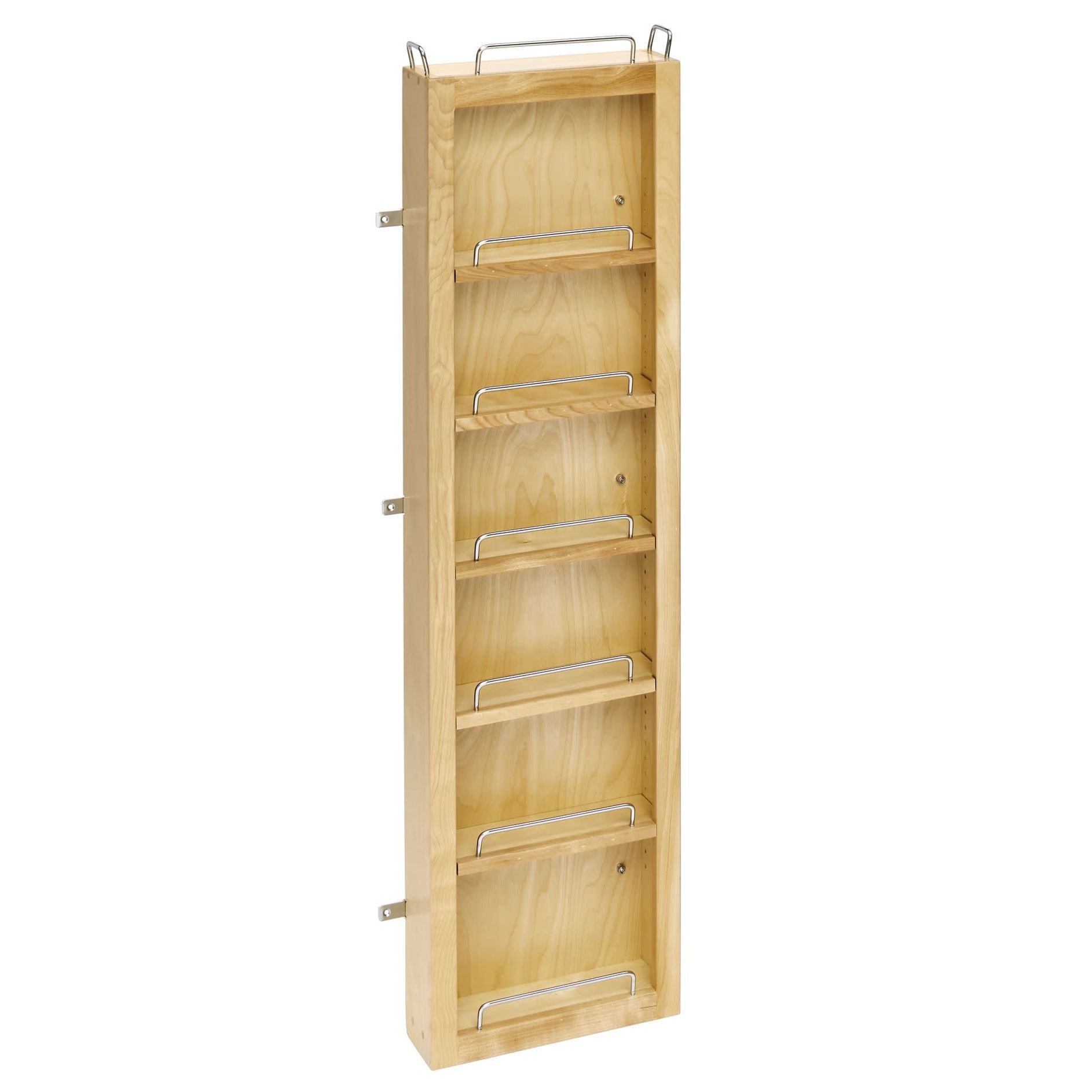 Natural Maple (6) Shelf Pantry Door for 36" Base Cabinets w/ Height Opening 45"+