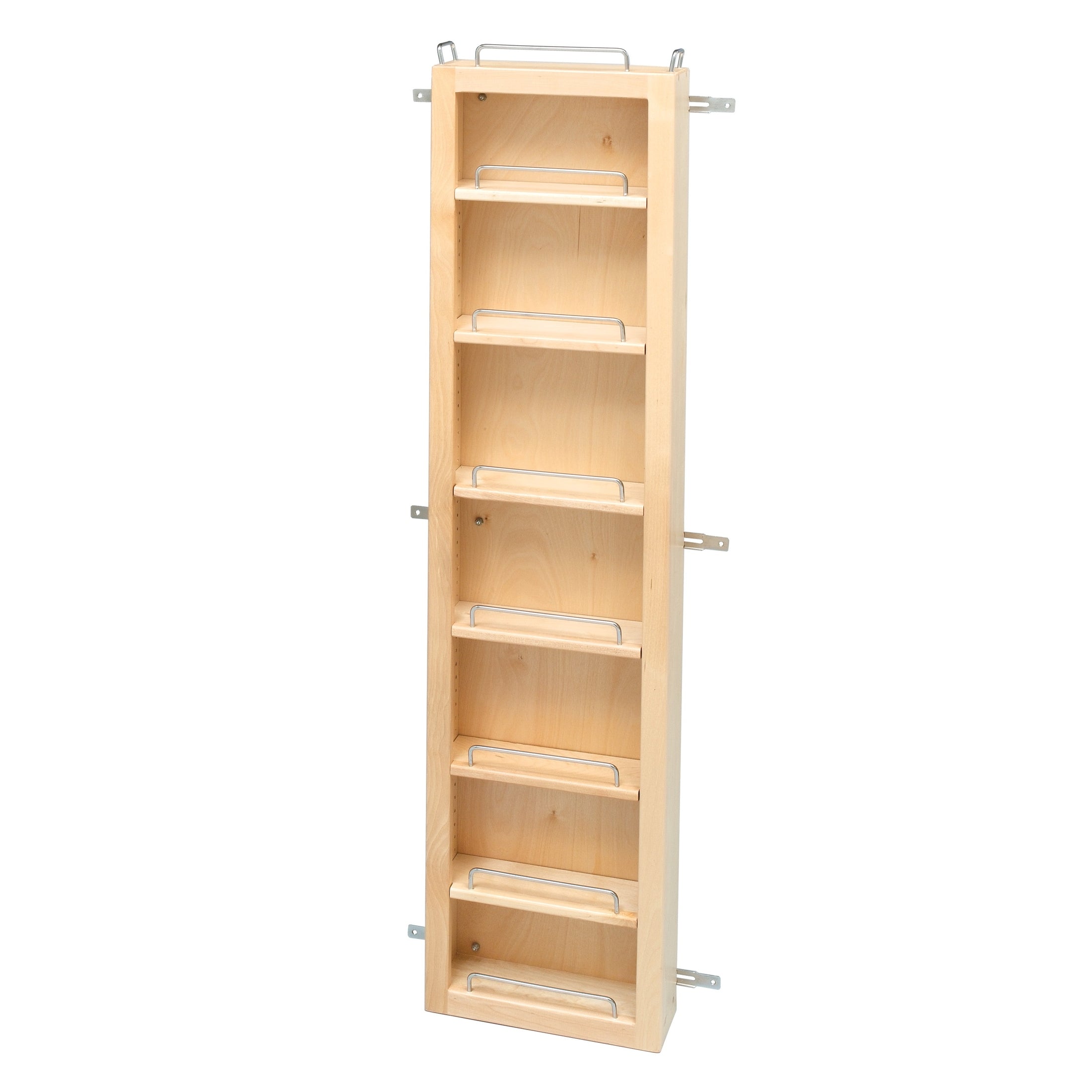 Natural Maple (7) Shelf Pantry Door for 36" Base Cabinets w/ Height Opening 51 +
