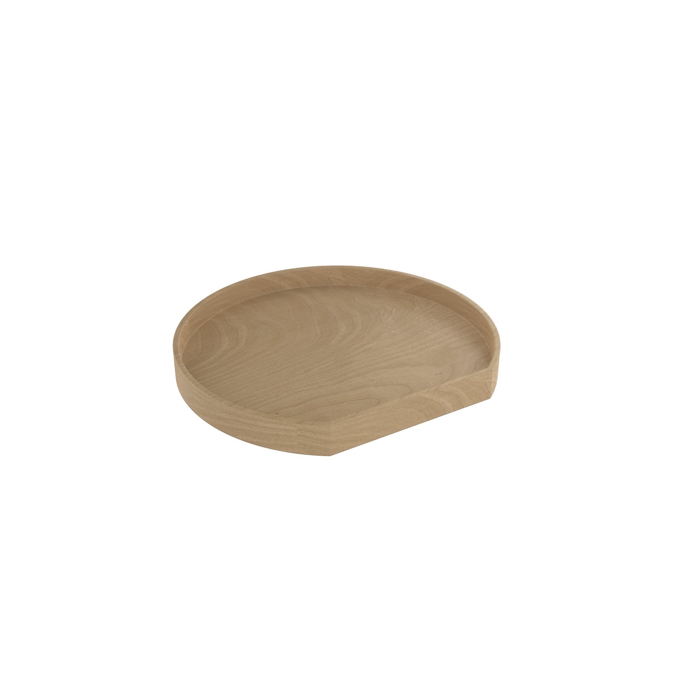 Wood D-Shaped Lazy Susans for Corner Wall Cabinets w/Swivel bearing