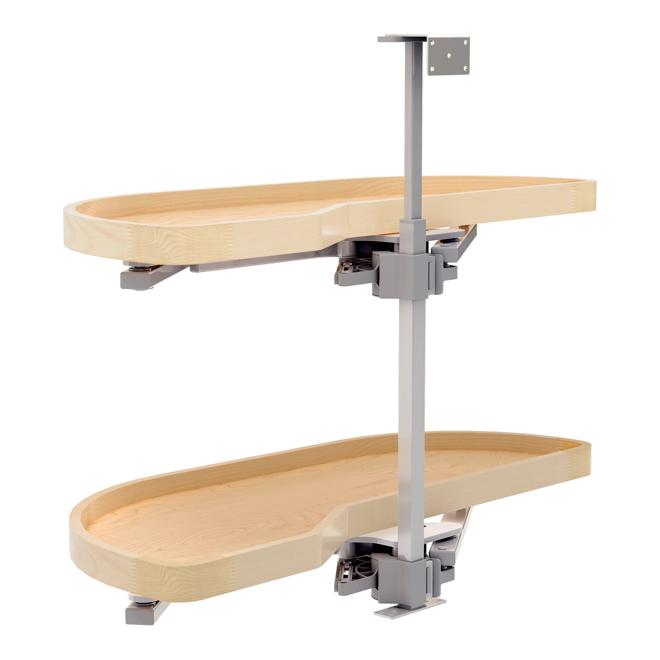 Maple Two-Tier Classic Girasolo w/ Soft-Close for 15" Left Opening/Blind Right Corner Cabinets