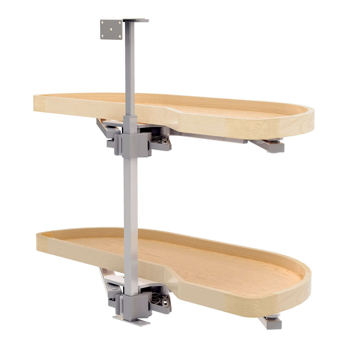 Maple Two-Tier Classic Girasolo w/ Soft-Close for 15" Right Opening/Blind Left Corner Cabinets