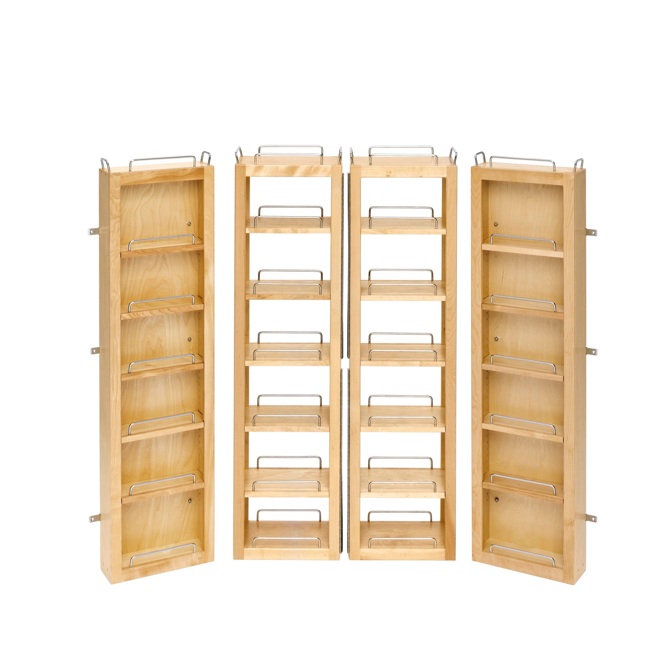 Natural Maple (24) Shelf Swing-Out Pantry for 36" Base Cabinets w/ Height Opening 45+