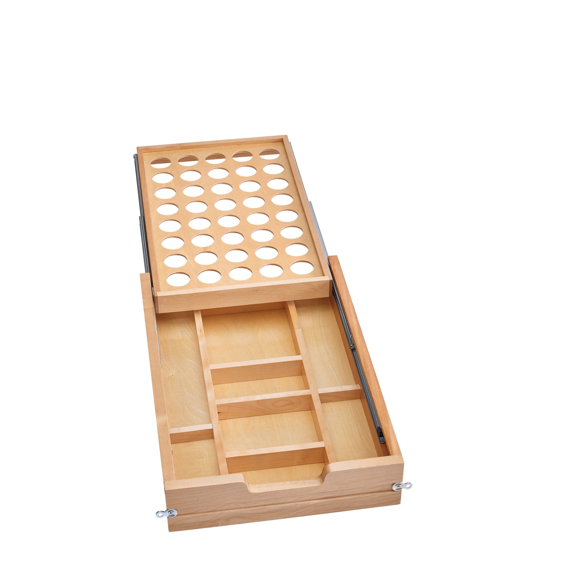 REV-A-SHELF 4WTCD-18H-KCUP-1 Two-Tier K-Cup Drawer System for 18" Face Frame Base Cabinet Drawers - No Slides