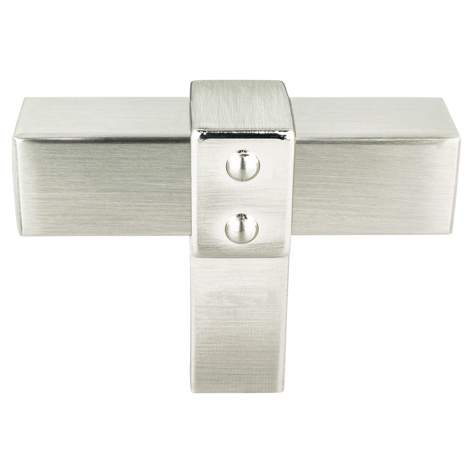 Berenson Rivet Rebel 2"(50mm) Knob, Brushed Nickel