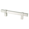 Berenson Rivet Rebel 3-25/32"(96mm) Pull, Brushed Nickel