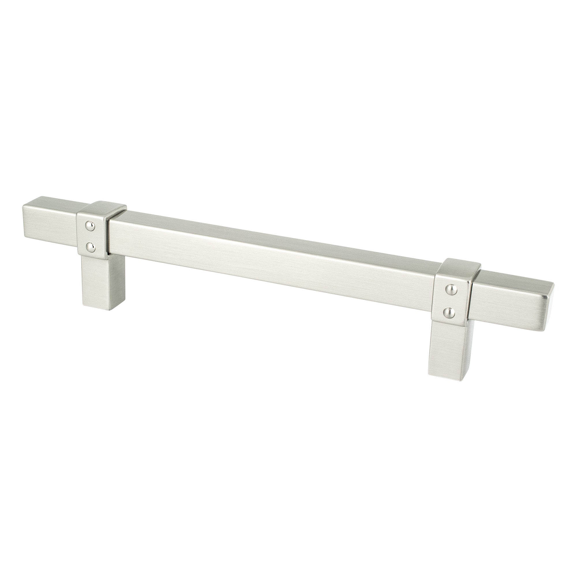 Berenson Rivet Rebel 5"(128mm) Pull, Brushed Nickel