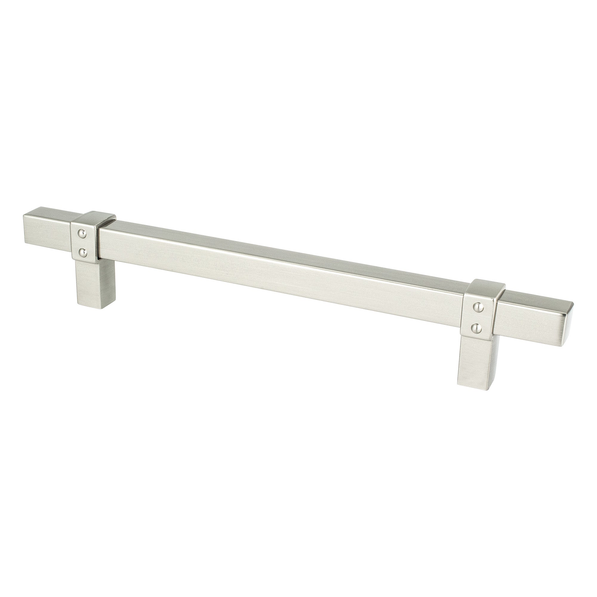 Berenson Rivet Rebel 6-5/16"(160mm) Pull, Brushed Nickel