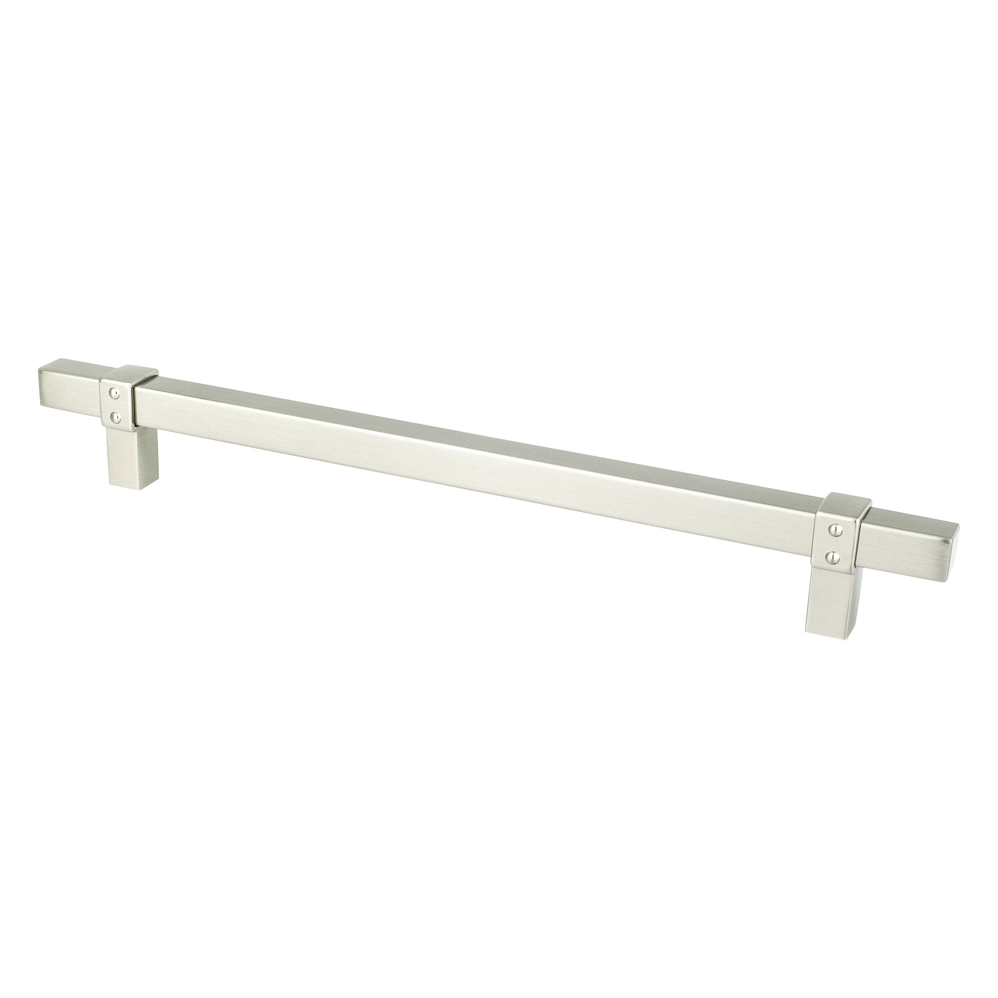 Berenson Rivet Rebel 8-13/16"(224mm) Pull, Brushed Nickel