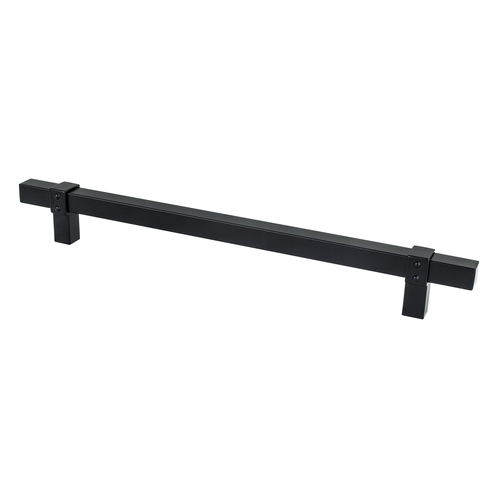 Berenson Rivet Rebel 8-13/16"(224mm) Pull, Matte Black