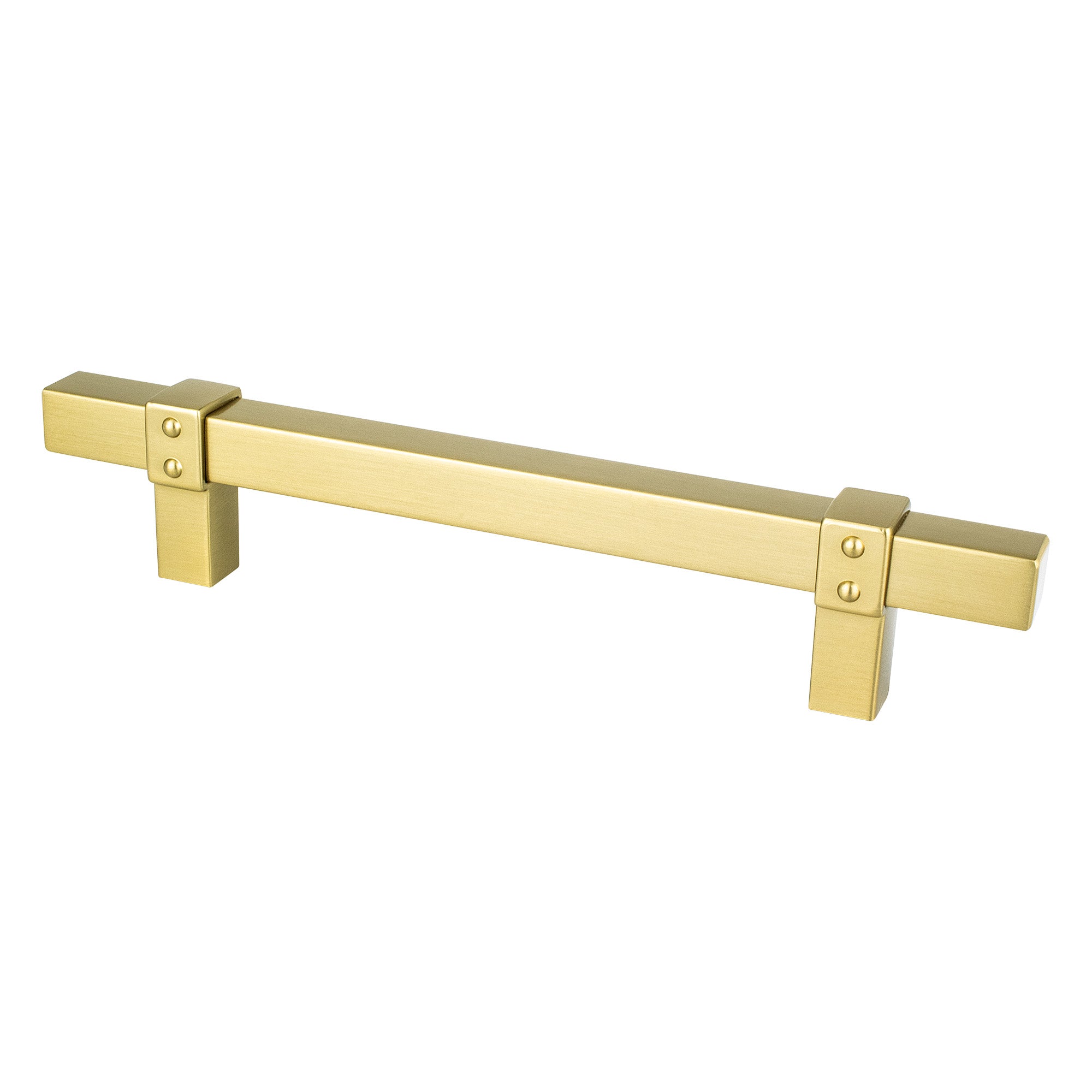 Berenson Rivet Rebel 5"(128mm) Pull, Modern Brushed Gold