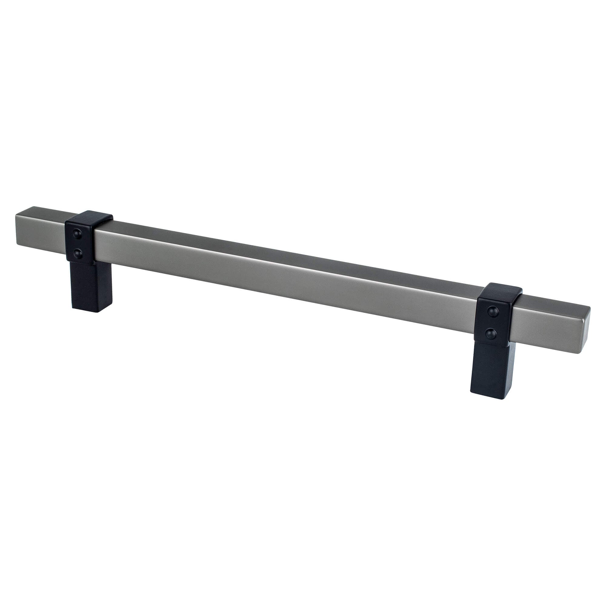 Berenson Rivet Rebel 6-5/16"(160mm) Pull, Slate and Matte Black