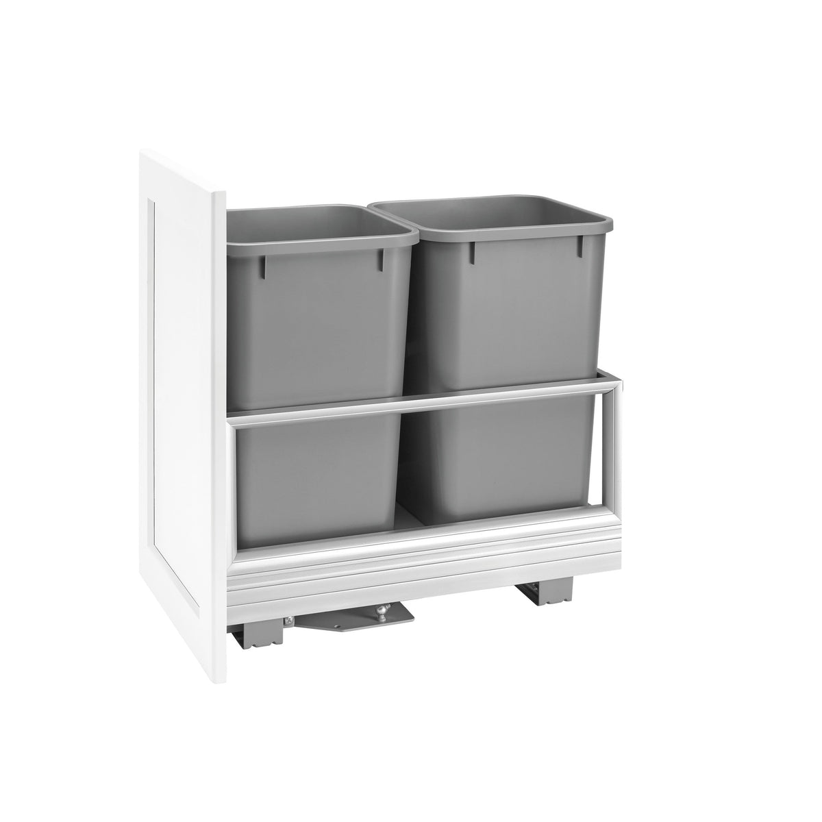 Aluminum Pullout Waste Container with Soft Open/Close