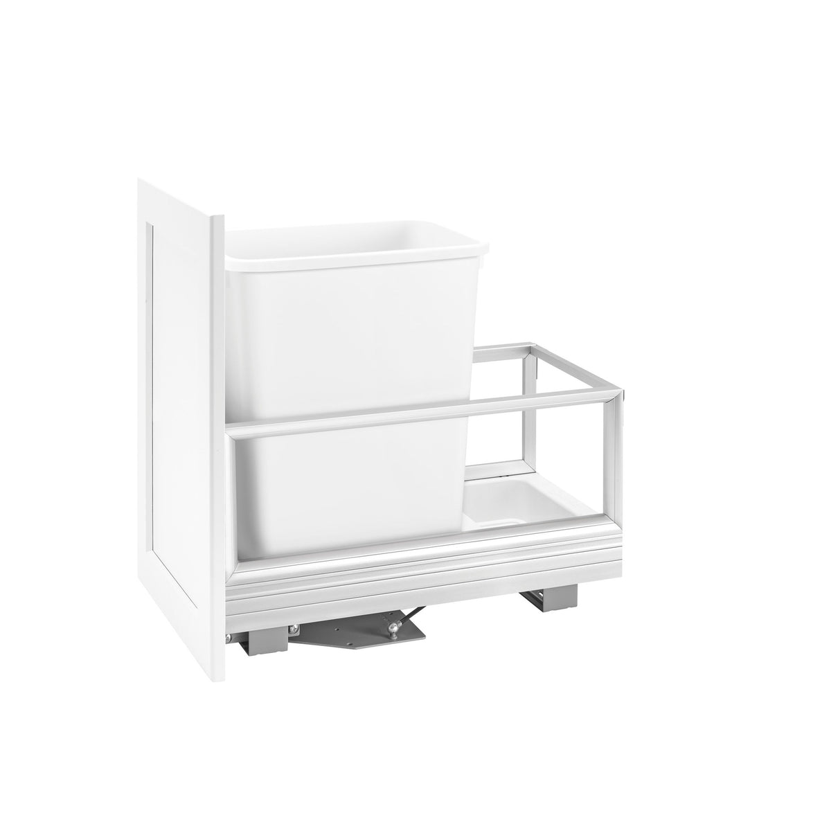 Aluminum Pullout Waste Container with Soft Open/Close