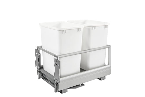 Aluminum Pullout Waste Container with Soft Open/Close