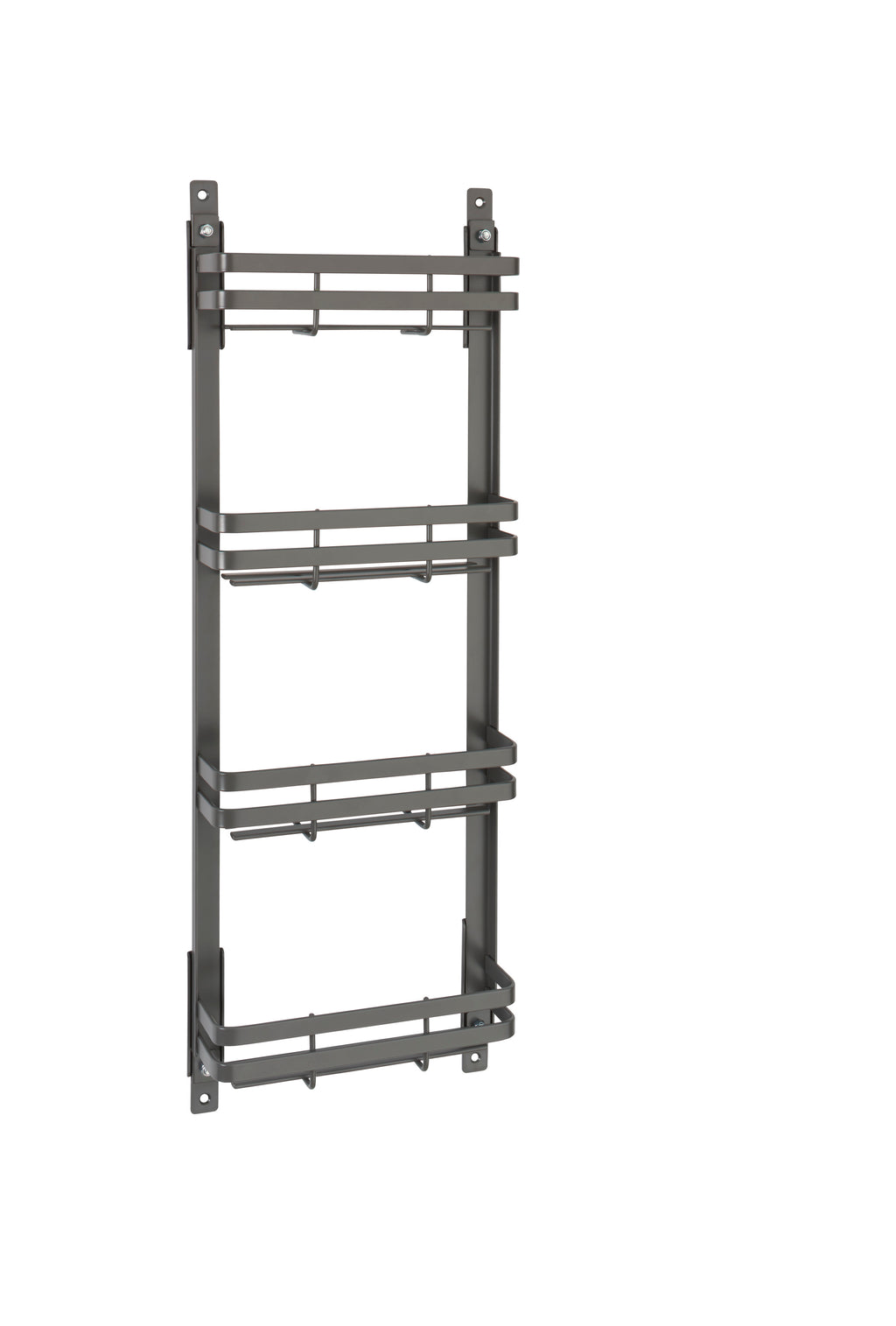 Steel Wall/Door Mount Spice Rack Organizer