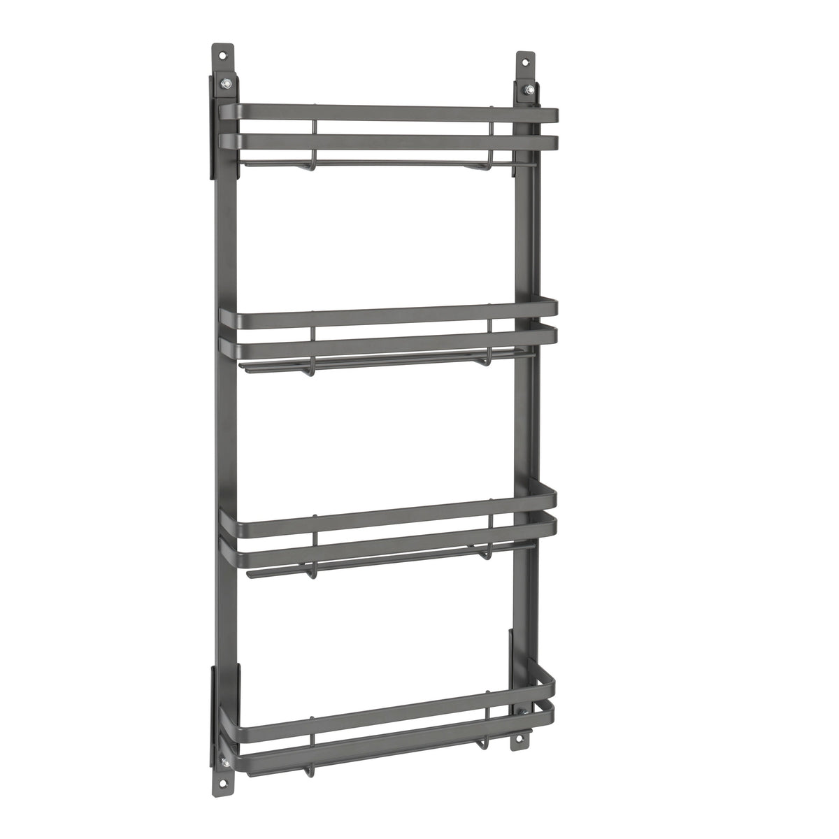 Steel Wall/Door Mount Spice Rack Organizer