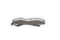 Orion Gray Solid Bottom Flat Wire Single-Tier "Cloud" Optimizer for 15" Left Opening/Blind Right Corner Cabinets