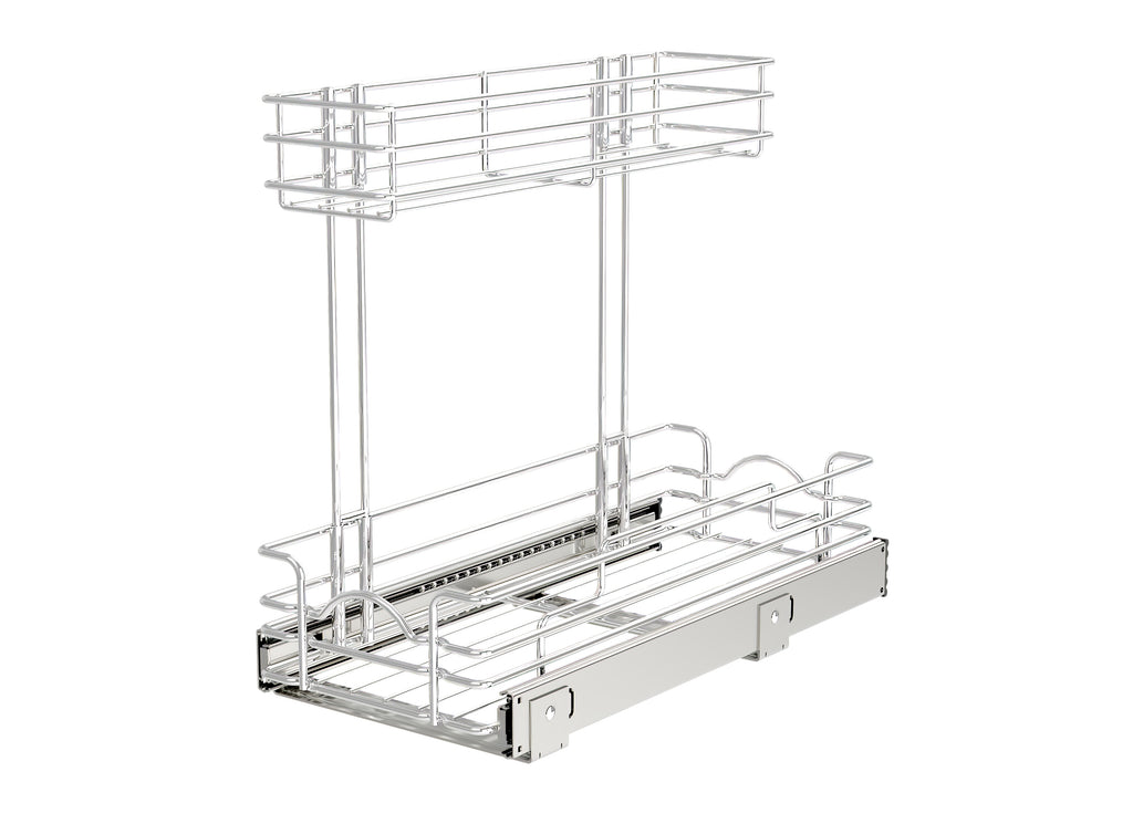 Two-Tier Undersink Steel Wire Pullout Container