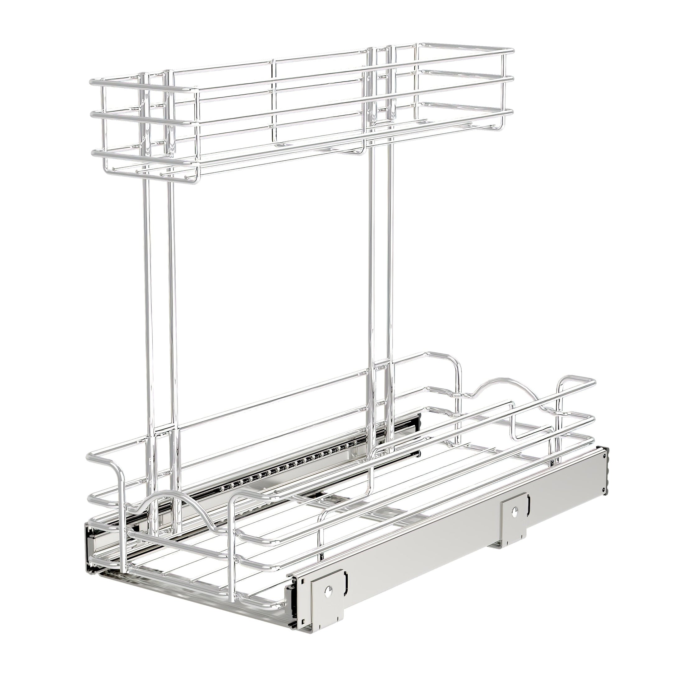 Two-Tier Undersink Steel Wire Pullout Container