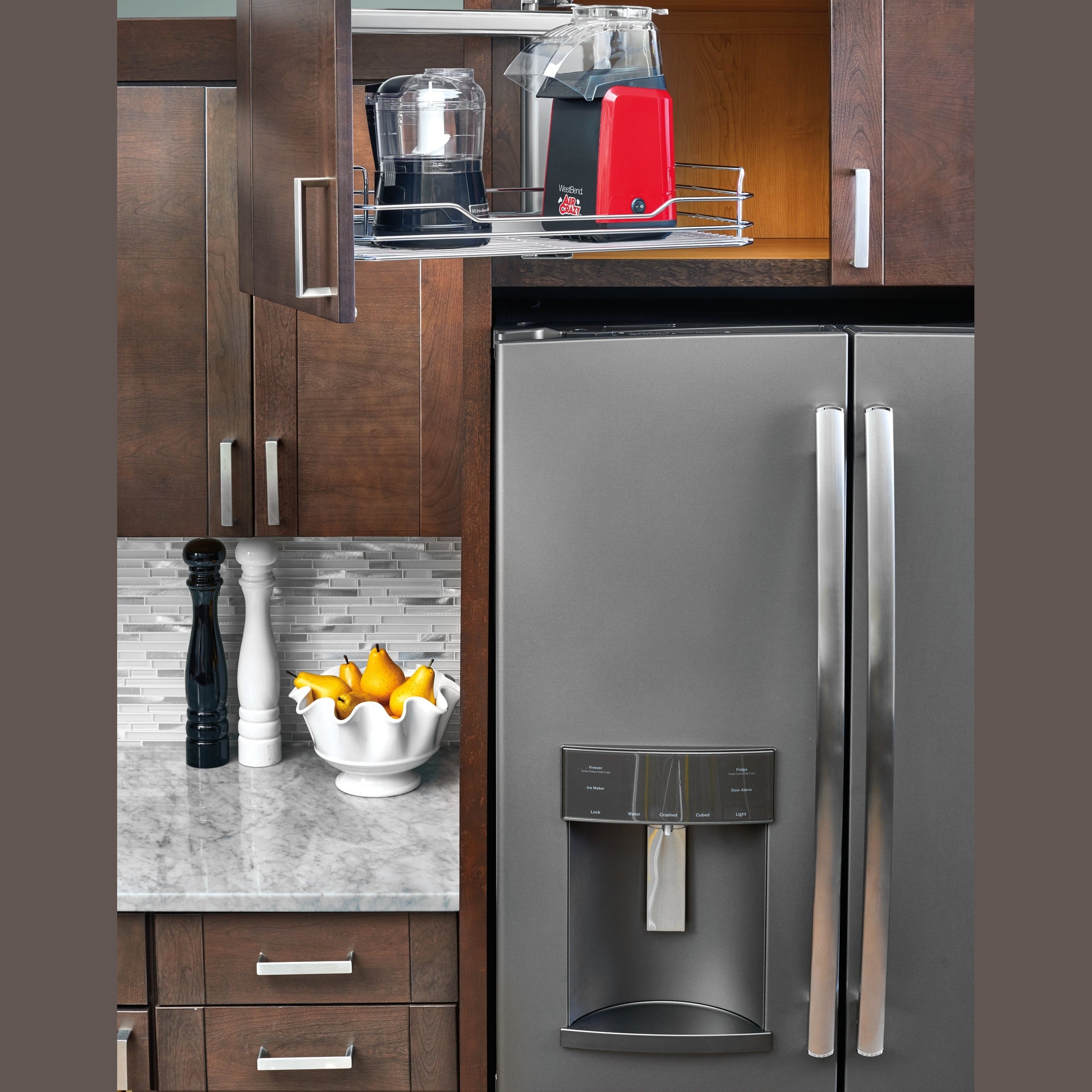15" Above Appliance Pullout Organizer