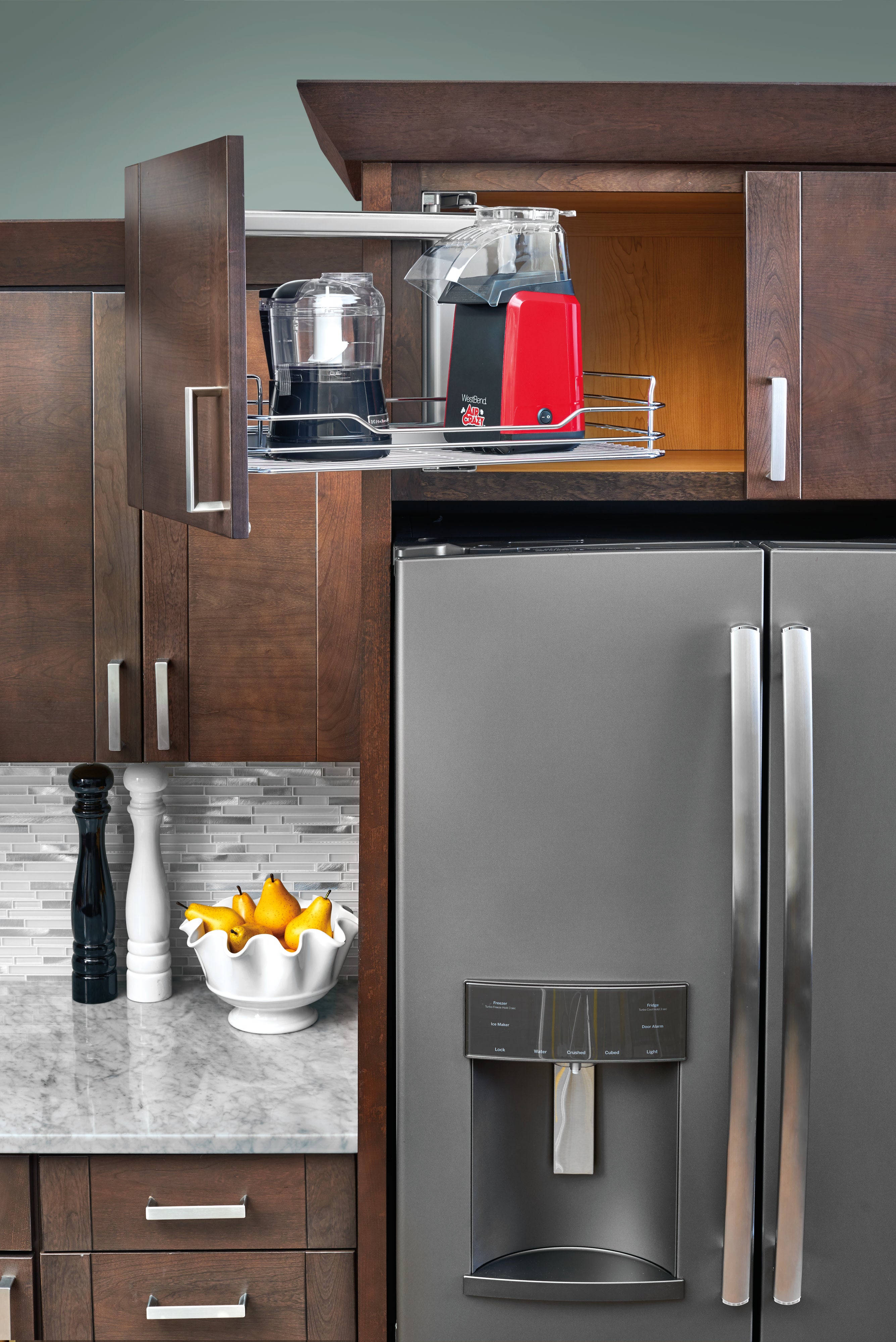 15" Above Appliance Pullout Organizer