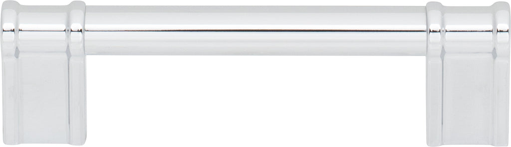Top Knobs Newburn Series 3-3/4"(95mm) CC Pull, Polished Chrome