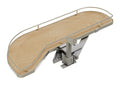 Maple Single-Tier Girasolo w/ Soft Close and Chrome Accents for 12" Left Opening/Blind Right Corner cabinets
