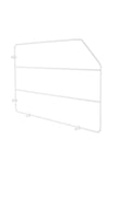 Single 12 in. White Bakeware and Tray Divider