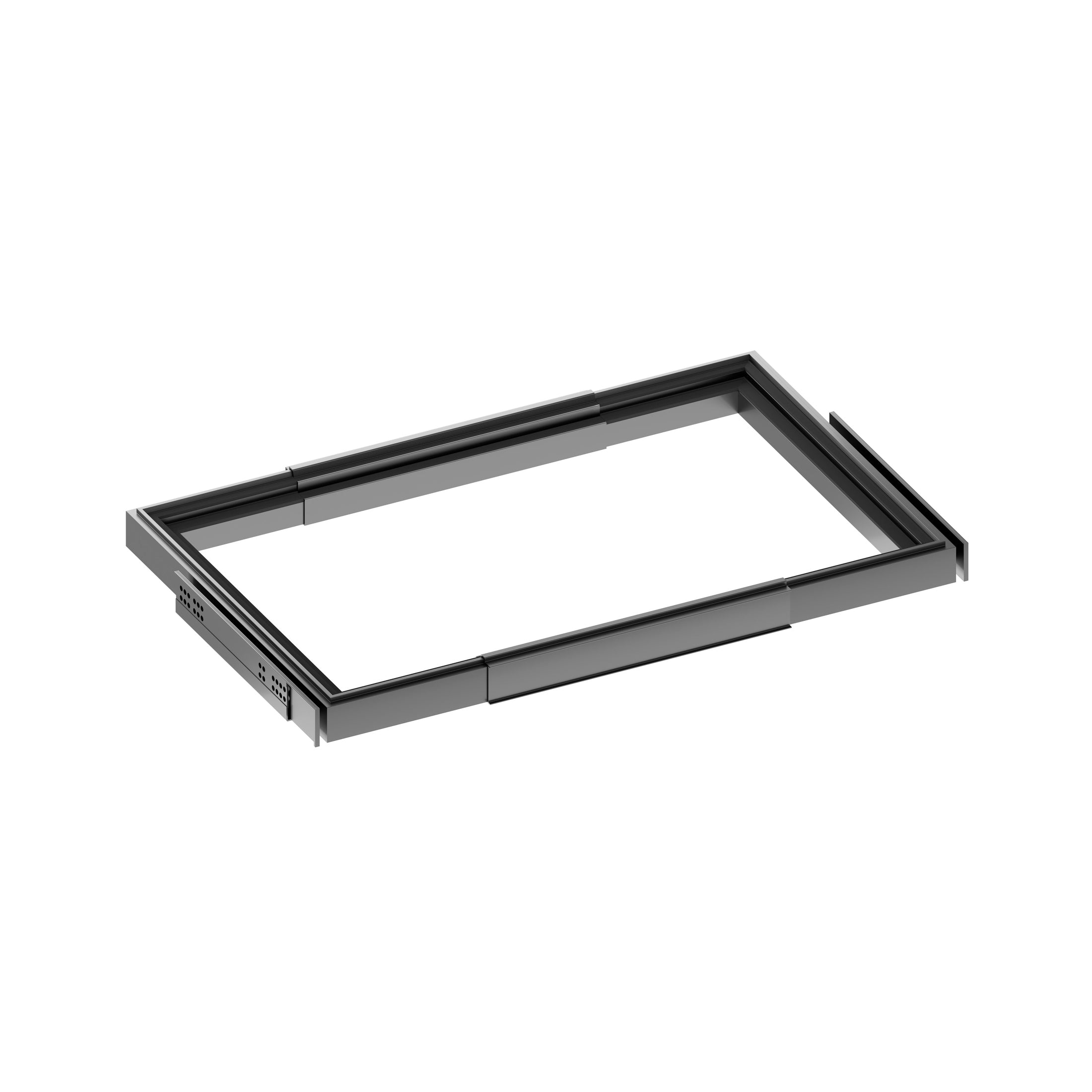 19-3/4" - 30-1/2" Adjustable Rollout Edge Frame - 16" Depth