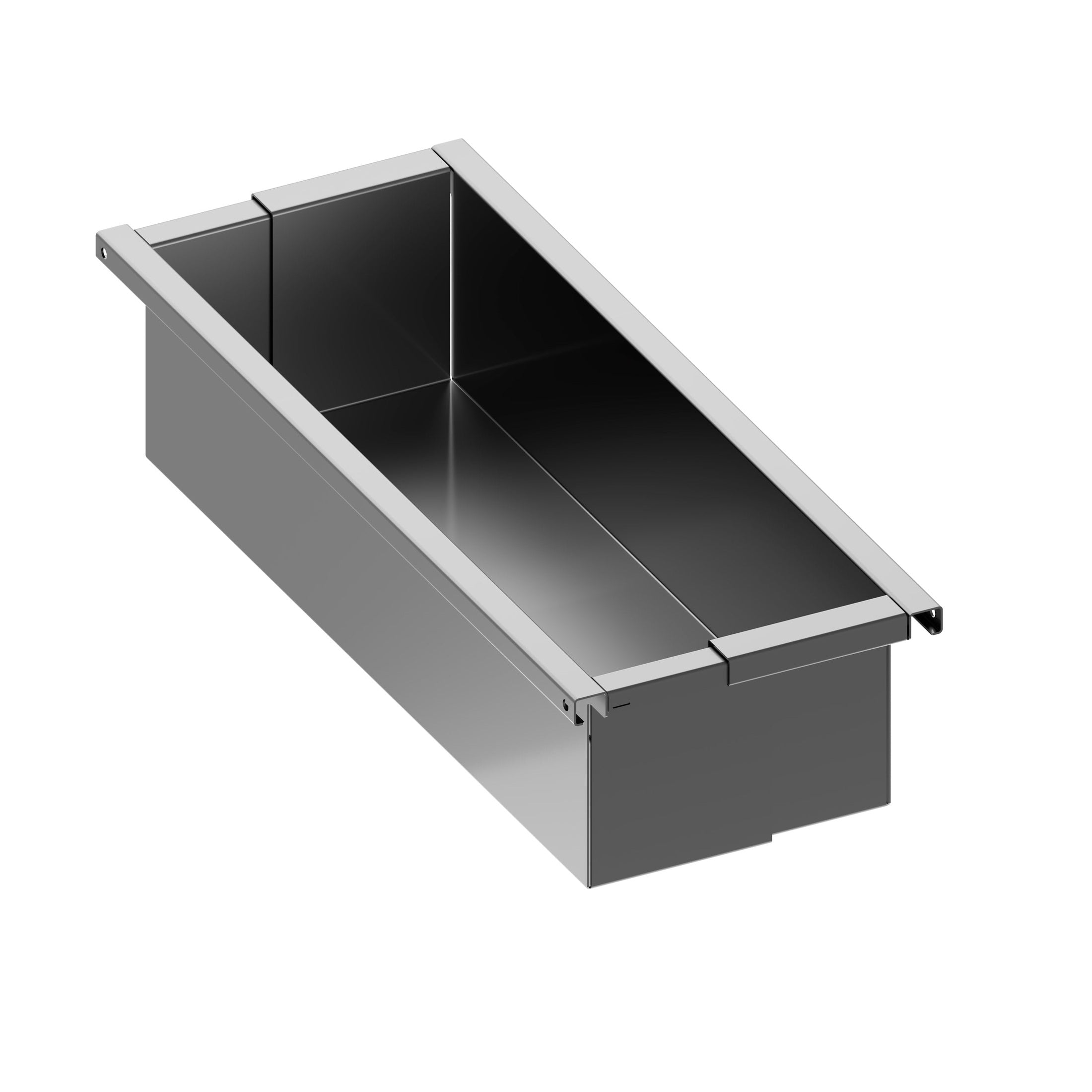 4-1/2" - 6-3/4" Adjustable Storage Tray Edge Insert  - 16" Depth