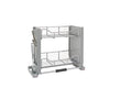 Small Wall Cabinet Pull-Down Shelving System