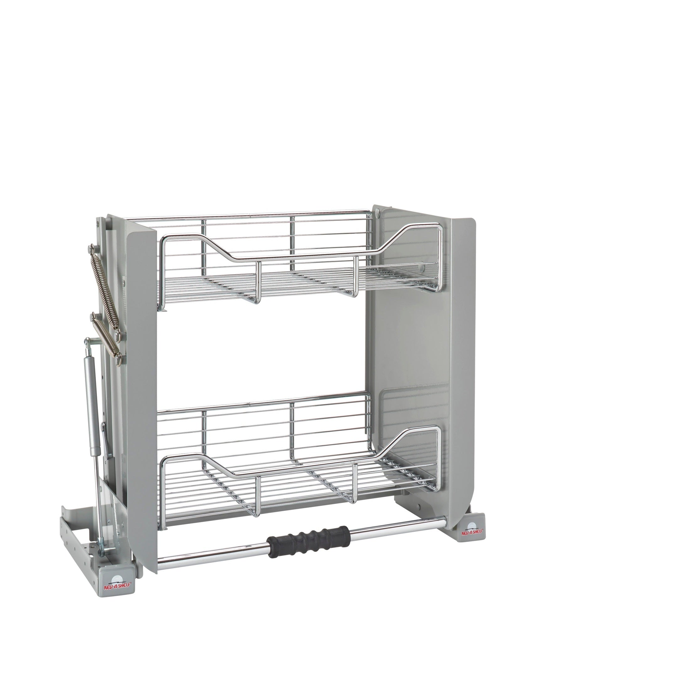Small Wall Cabinet Pull-Down Shelving System