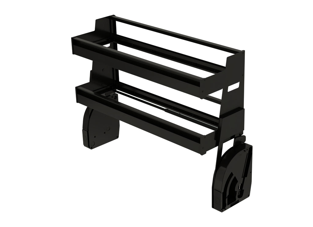 Customizable Pull-Down Organizer for Wall Cabinets (No Shelf)